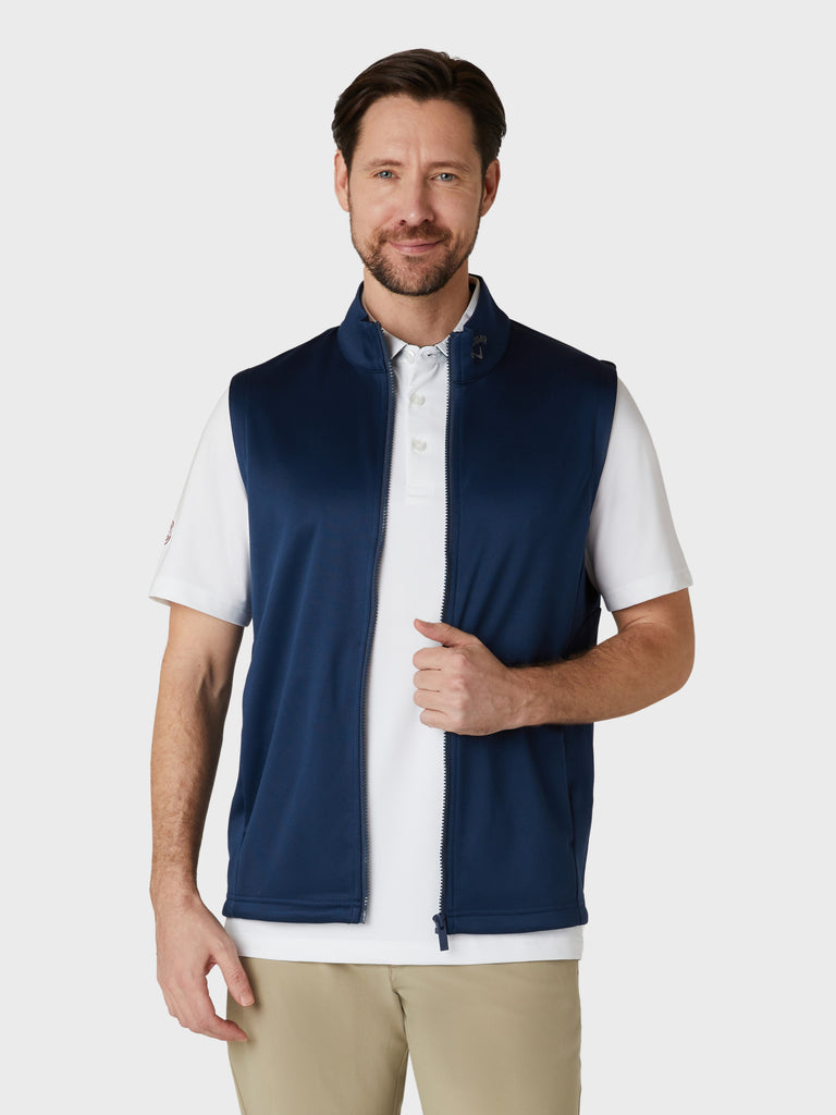 High Gauge Vest In Peacoat – Callaway Apparel Europe