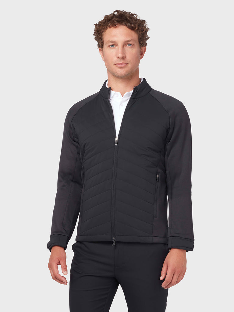 Primaloft Quilted Jacket In Caviar – Callaway Apparel Europe